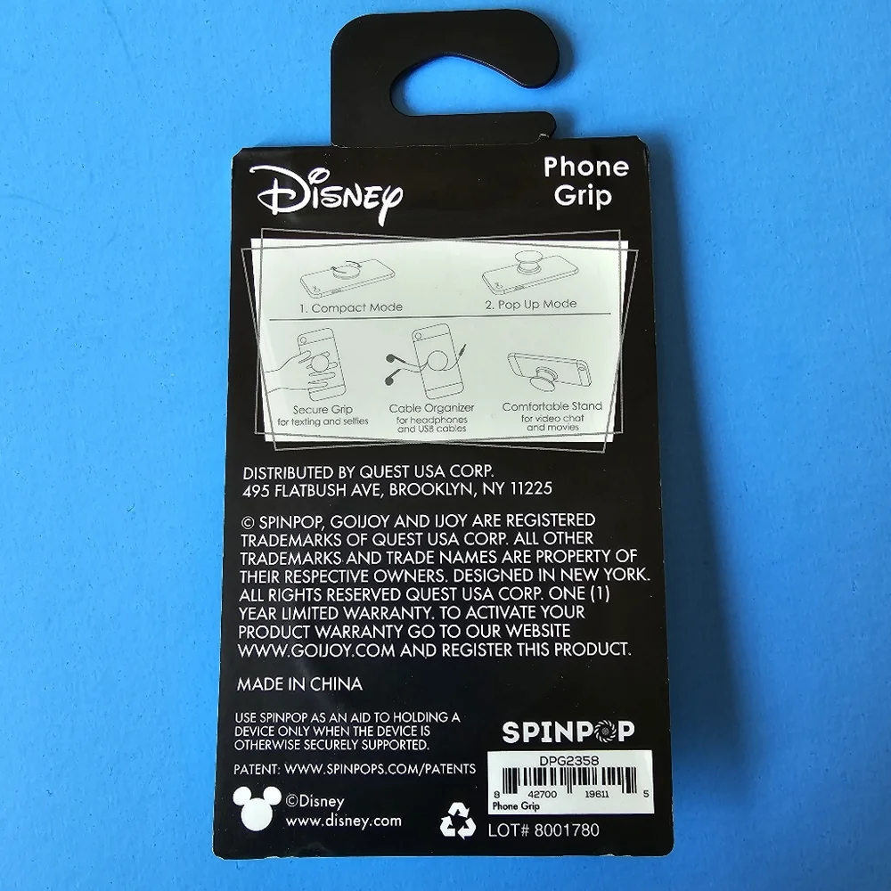SpinPop - Iridescent Silver Minnie Mouse (DISNEY)